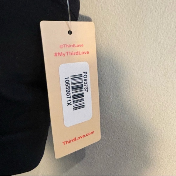 THIRDLOVE Sz 1X Bra Underwire Free Padded Adjustable Straps & Back NEW WITH TAG - Picture 4 of 8